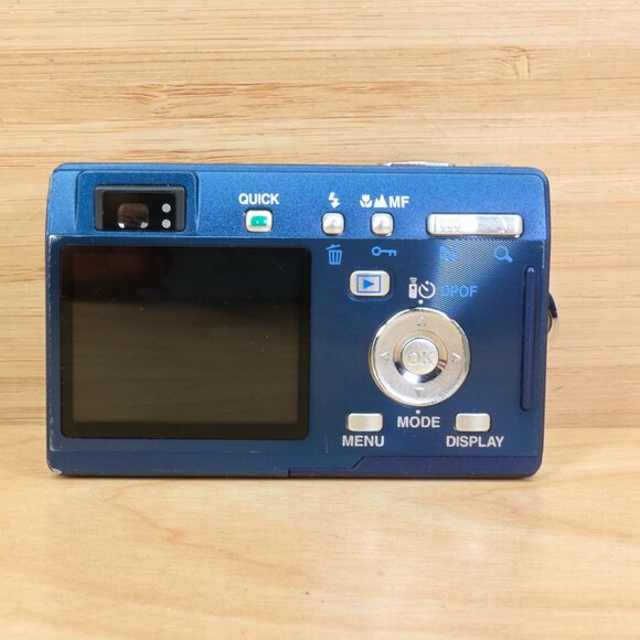 Pentax Optio S5i 5.0MP Digital Camera / Blue / Ultra Compact / Tested & Working - Picture 6 of 10